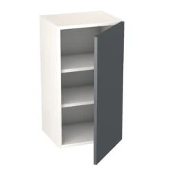 GoodHome Stevia Gloss Anthracite Slab Wall Kitchen Cabinet (W)400mm (H)720mm 8 GoodHome Stevia Gloss Anthracite Slab Wall Kitchen Cabinet (W)400mm (H)720mm -Prime Kitchen goodhome stevia gloss anthracite slab wall kitchen cabinet w 400mm h 720mm5059340702599 21c bq