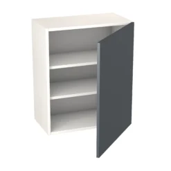 GoodHome Stevia Gloss Anthracite Slab Wall Kitchen Cabinet (W)600mm (H)720mm -Prime Kitchen goodhome stevia gloss anthracite slab wall kitchen cabinet w 600mm h 720mm5059340702612 21c bq