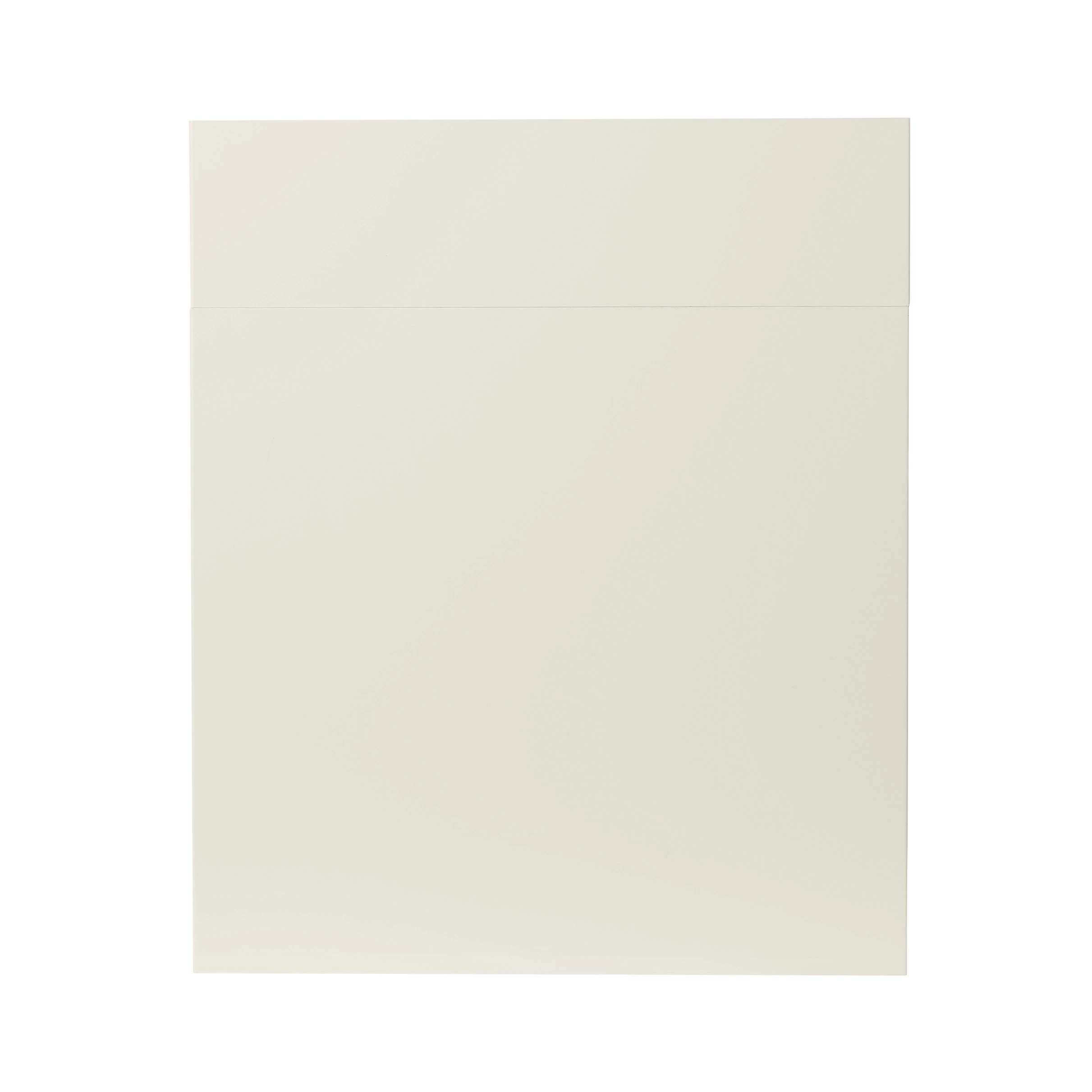 GoodHome Stevia Gloss Cream Slab Drawerline Cabinet Door, (W)600mm (H)715mm (T)18mm 3 GoodHome Stevia Gloss Cream Slab Drawerline Cabinet Door, (W)600mm (H)715mm (T)18mm