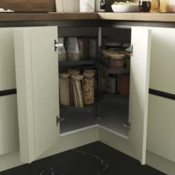 GoodHome Stevia Gloss Cream Slab Highline Cabinet Door (W)300mm (H)715mm (T)18mm -Prime Kitchen goodhome stevia gloss cream slab highline cabinet door w 300mm h 715mm t 18mm3663602480259 04i