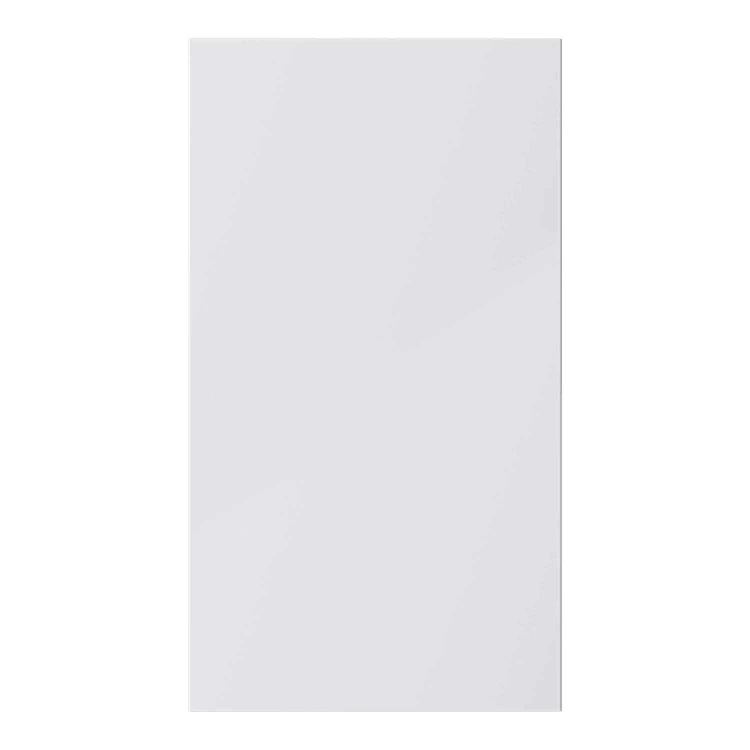 GoodHome Stevia Gloss Grey Slab Highline Cabinet Door (W)400mm (H)715mm (T)18mm 3 GoodHome Stevia Gloss Grey Slab Highline Cabinet Door (W)400mm (H)715mm (T)18mm