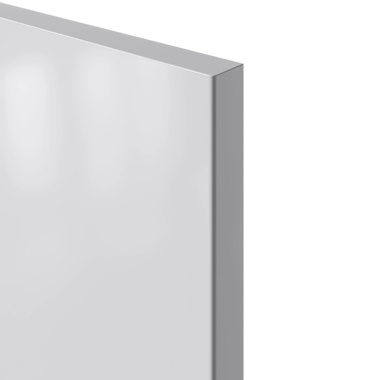 GoodHome Stevia Gloss Grey Slab Tall Larder Cabinet Door (W)300mm (H)1467mm (T)18mm 4 GoodHome Stevia Gloss Grey Slab Tall Larder Cabinet Door (W)300mm (H)1467mm (T)18mm - Image 2
