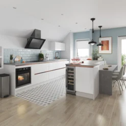 GoodHome Stevia Gloss White Slab Appliance Cabinet Door (W)600mm (H)626mm (T)18mm 13 GoodHome Stevia Gloss White Slab Appliance Cabinet Door (W)600mm (H)626mm (T)18mm -Prime Kitchen goodhome stevia gloss white slab appliance cabinet door w 600mm h 626mm t 18mm3663602647225 20i