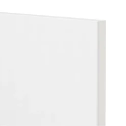 GoodHome Stevia Gloss White Slab Drawer Front, Bridging Door & Bi Fold Door, (W)600mm (H)356mm (T)18mm -Prime Kitchen goodhome stevia gloss white slab drawer front bridging door bi fold door w 600mm h 356mm t 18mm3663602647485 37c bq