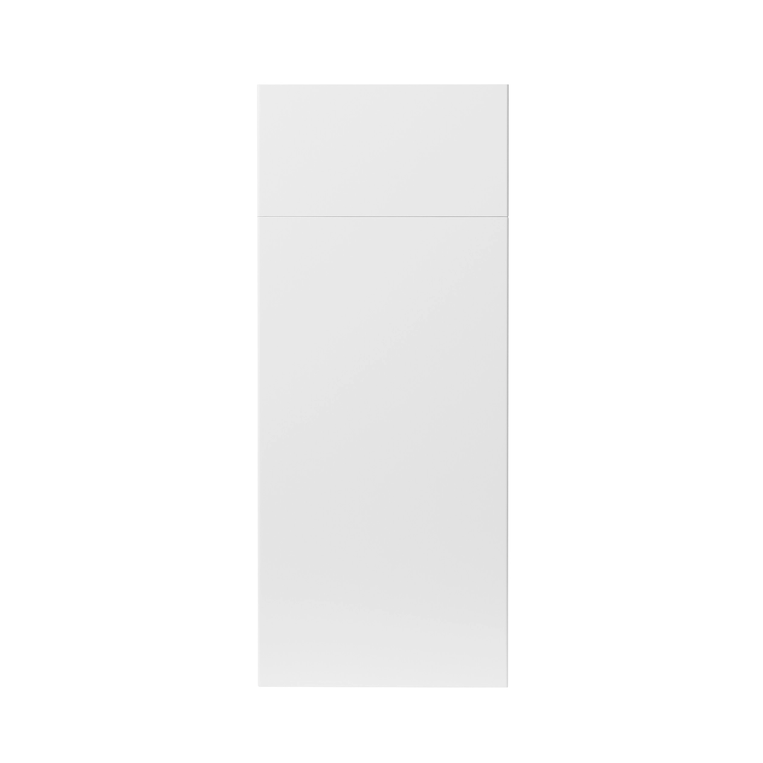 GoodHome Stevia Gloss White Slab Drawerline Cabinet Door, (W)300mm (H)715mm (T)18mm 3 GoodHome Stevia Gloss White Slab Drawerline Cabinet Door, (W)300mm (H)715mm (T)18mm