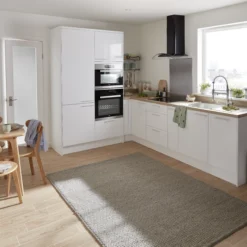 GoodHome Stevia Gloss White Slab Glazed Cabinet Door (W)300mm (H)715mm (T)18mm 15 GoodHome Stevia Gloss White Slab Glazed Cabinet Door (W)300mm (H)715mm (T)18mm -Prime Kitchen goodhome stevia gloss white slab glazed cabinet door w 300mm h 715mm t 18mm3663602647225 52i