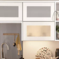GoodHome Stevia Gloss White Slab Glazed Cabinet Door (W)300mm (H)715mm (T)18mm 13 GoodHome Stevia Gloss White Slab Glazed Cabinet Door (W)300mm (H)715mm (T)18mm -Prime Kitchen goodhome stevia gloss white slab glazed cabinet door w 300mm h 715mm t 18mm3663602647423 01i bq