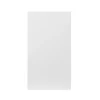 GoodHome Stevia Gloss White Slab Highline Cabinet Door (W)400mm (H)715mm (T)18mm -Prime Kitchen goodhome stevia gloss white slab highline cabinet door w 400mm h 715mm t 18mm3663602647256 02c bq