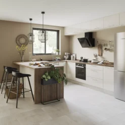 GoodHome Stevia Innovo Handleless Gloss Cream Slab Standard Corner Post, (W)34mm (H)715mm -Prime Kitchen goodhome stevia innovo handleless gloss cream slab standard corner post w 34mm h 715mm3663602648000 21i