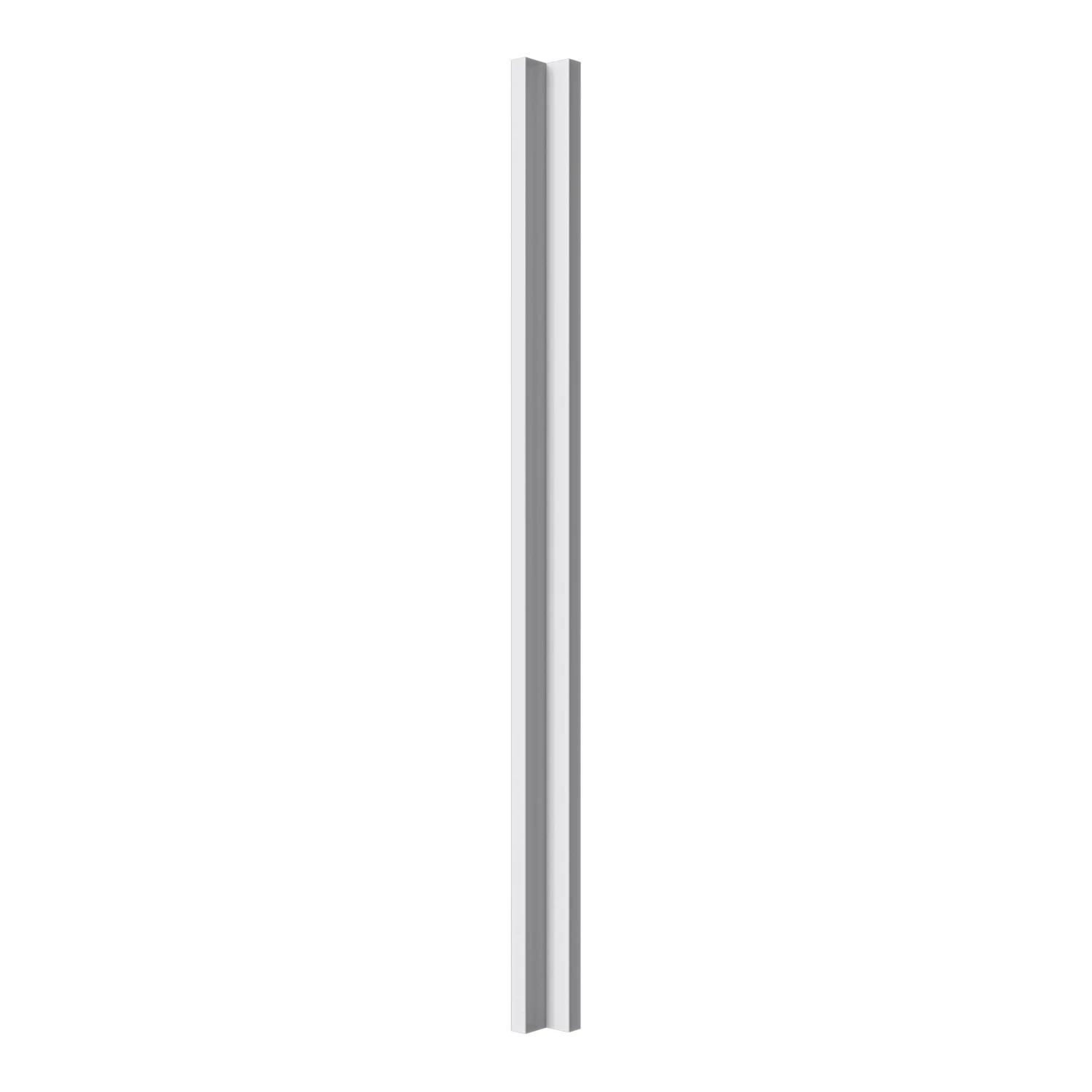 GoodHome Stevia Innovo Handleless Gloss Light Grey Slab Standard Corner Post, (W)34mm (H)895mm 3 GoodHome Stevia Innovo Handleless Gloss Light Grey Slab Standard Corner Post, (W)34mm (H)895mm