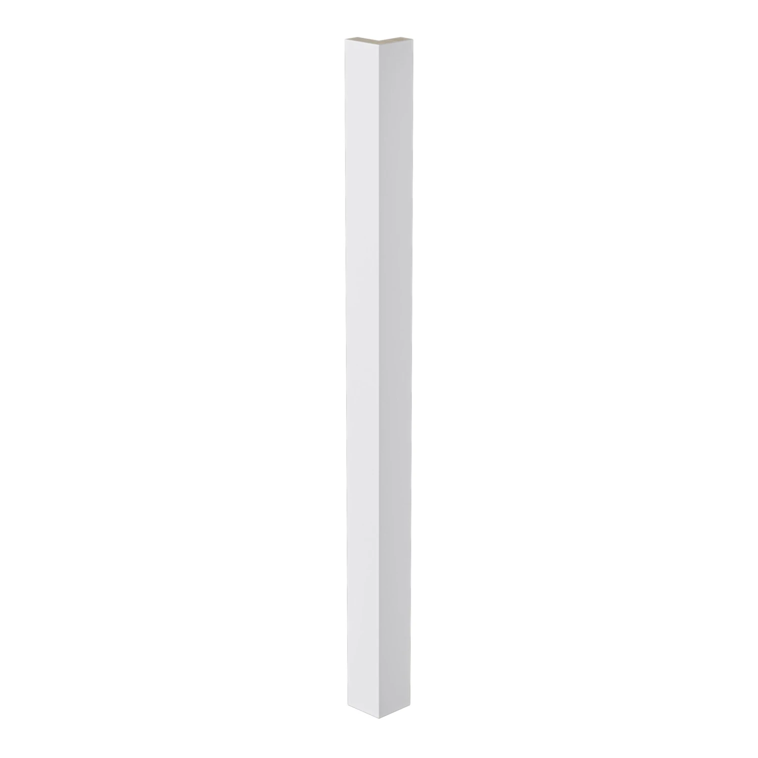 GoodHome Stevia Innovo Handleless Gloss Light Grey Slab Standard Corner Post, (W)48mm (H)715mm 3 GoodHome Stevia Innovo Handleless Gloss Light Grey Slab Standard Corner Post, (W)48mm (H)715mm