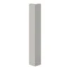 GoodHome Stevia Innovo Handleless Matt Light Grey Slab Standard Corner Post, (W)48mm (H)340mm -Prime Kitchen goodhome stevia innovo handleless matt light grey slab standard corner post w 48mm h 340mm5059340262536 01c