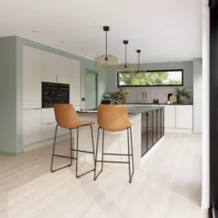 GoodHome Stevia Innovo Handleless Matt Sandstone Slab Drawerline Drawer Front, Bridging Door & Bi Fold Door, (W)400mm (H)356mm (T)18mm -Prime Kitchen goodhome stevia innovo handleless matt sandstone slab drawerline drawer front bridging door bi fold door w 400mm h 356mm t 18mm5059340442808 01i