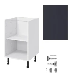 GoodHome Stevia Matt Blue Slab Base Kitchen Cabinet (W)500mm (H)720mm 9 GoodHome Stevia Matt Blue Slab Base Kitchen Cabinet (W)500mm (H)720mm -Prime Kitchen goodhome stevia matt blue slab base kitchen cabinet w 500mm h 720mm5059340702650 07c bq