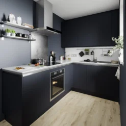 GoodHome Stevia Matt Blue Slab Base Kitchen Cabinet (W)500mm (H)720mm 10 GoodHome Stevia Matt Blue Slab Base Kitchen Cabinet (W)500mm (H)720mm -Prime Kitchen goodhome stevia matt blue slab base kitchen cabinet w 500mm h 720mm5059340702698 24i bq