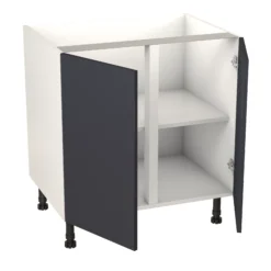 GoodHome Stevia Matt Blue Slab Base Kitchen Cabinet (W)800mm (H)720mm 8 GoodHome Stevia Matt Blue Slab Base Kitchen Cabinet (W)800mm (H)720mm -Prime Kitchen goodhome stevia matt blue slab base kitchen cabinet w 800mm h 720mm5059340702674 21c bq