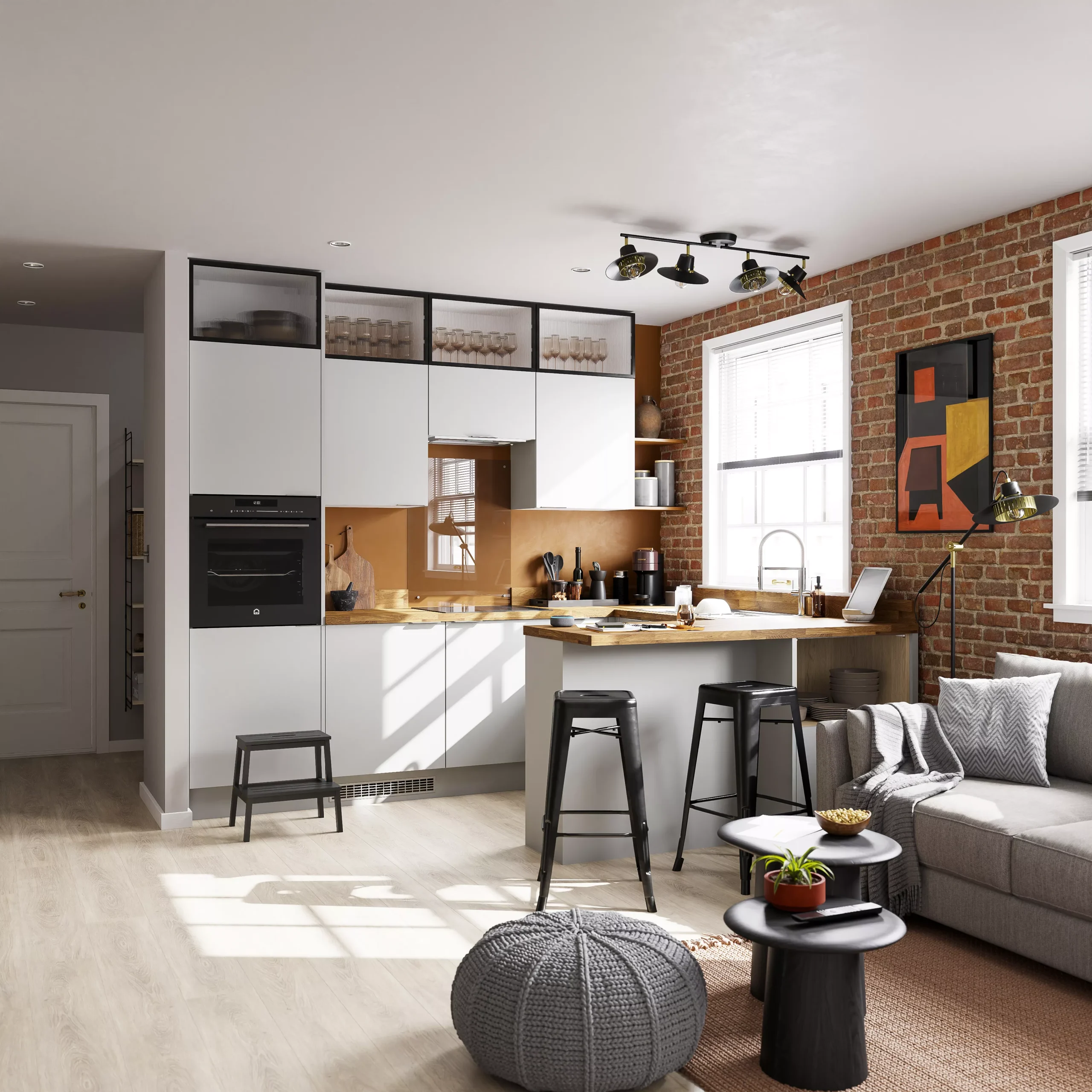 GoodHome Stevia Matt Pewter Grey Slab Drawerline Door & Drawer Front, (W)400mm (H)715mm (T)18mm 12 GoodHome Stevia Matt Pewter Grey Slab Drawerline Door & Drawer Front, (W)400mm (H)715mm (T)18mm - Image 10