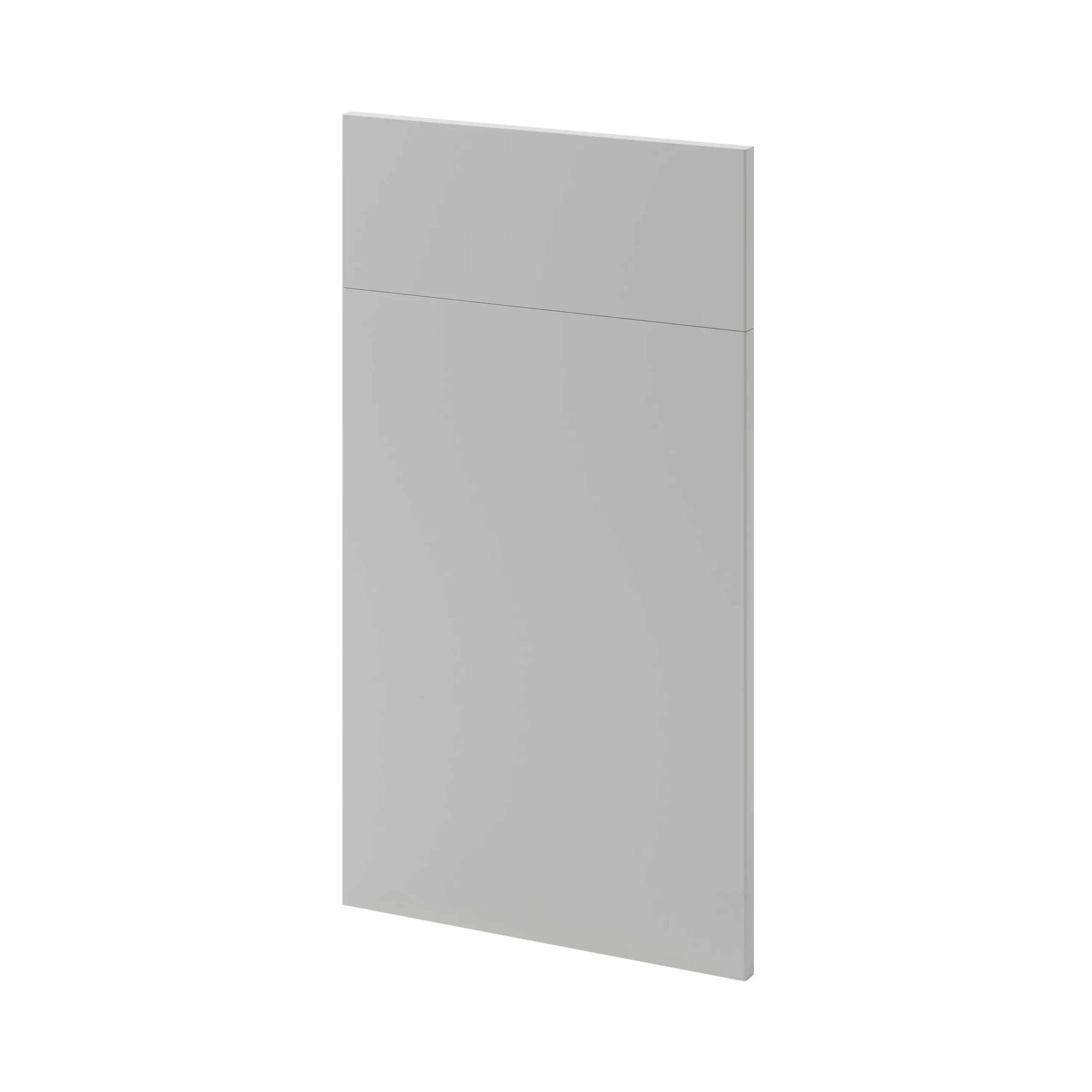 GoodHome Stevia Matt Pewter Grey Slab Drawerline Door & Drawer Front, (W)400mm (H)715mm (T)18mm 5 GoodHome Stevia Matt Pewter Grey Slab Drawerline Door & Drawer Front, (W)400mm (H)715mm (T)18mm - Image 3