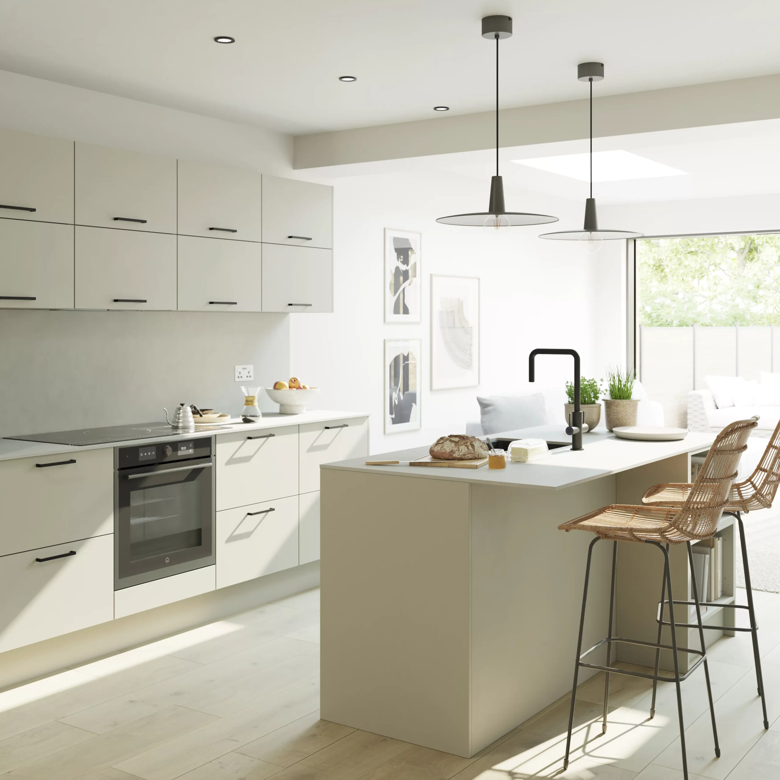 GoodHome Stevia Matt Sandstone Slab Standard Corner Post, (W)48mm (H)715mm 6 GoodHome Stevia Matt Sandstone Slab Standard Corner Post, (W)48mm (H)715mm - Image 4