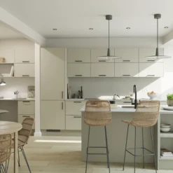 GoodHome Stevia Matt Sandstone Slab Tall Appliance Cabinet Door (W)600mm (H)633mm (T)18mm -Prime Kitchen goodhome stevia matt sandstone slab tall appliance cabinet door w 600mm h 633mm t 18mm5059340442747 10i