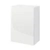 GoodHome Stevia Matt White Standard Wall Cabinet, (W)500mm (D)338mm -Prime Kitchen goodhome stevia matt white standard wall cabinet w 500mm d 338mm3663602352051 01c bq