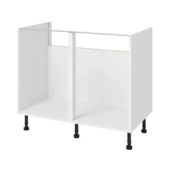 GoodHome Stevia White Base Cabinet, (W)1000mm -Prime Kitchen goodhome stevia white base cabinet w 1000mm3663602351771 04c bq