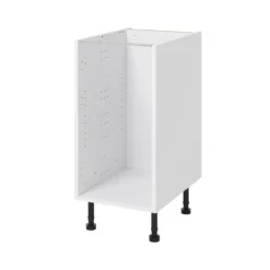 GoodHome Stevia White Base Unit, (W)400mm -Prime Kitchen goodhome stevia white base unit w 400mm3663602351788 21c bq