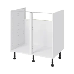 GoodHome Stevia White Base Unit, (W)800mm -Prime Kitchen goodhome stevia white base unit w 800mm3663602352013 20c bq