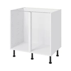 GoodHome Stevia White Base Unit, (W)800mm -Prime Kitchen goodhome stevia white base unit w 800mm3663602352013 22c bq