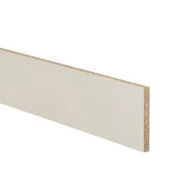 GoodHome Verbena Cashmere Square Edge Plinth, (L)2400mm
