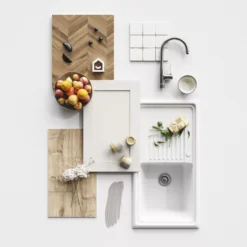 GoodHome Verbena Matt Cashmere Painted Natural Ash Shaker Appliance Cabinet Door (W)600mm (H)543mm (T)20mm -Prime Kitchen goodhome verbena matt cashmere painted natural ash shaker appliance cabinet door w 600mm h 543mm t 20mm3663602653486 20i