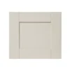 GoodHome Verbena Matt Cashmere Painted Natural Ash Shaker Drawer Front, Bridging Door & Bi Fold Door, (W)400mm (H)356mm (T)20mm -Prime Kitchen goodhome verbena matt cashmere painted natural ash shaker drawer front bridging door bi fold door w 400mm h 356mm t 20mm3663602653707 02c bq