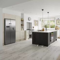 GoodHome Verbena Matt Cashmere Painted Natural Ash Shaker Drawer Front, Bridging Door & Bi Fold Door, (W)400mm (H)356mm (T)20mm -Prime Kitchen goodhome verbena matt cashmere painted natural ash shaker drawer front bridging door bi fold door w 400mm h 356mm t 20mm5059340798288 05i