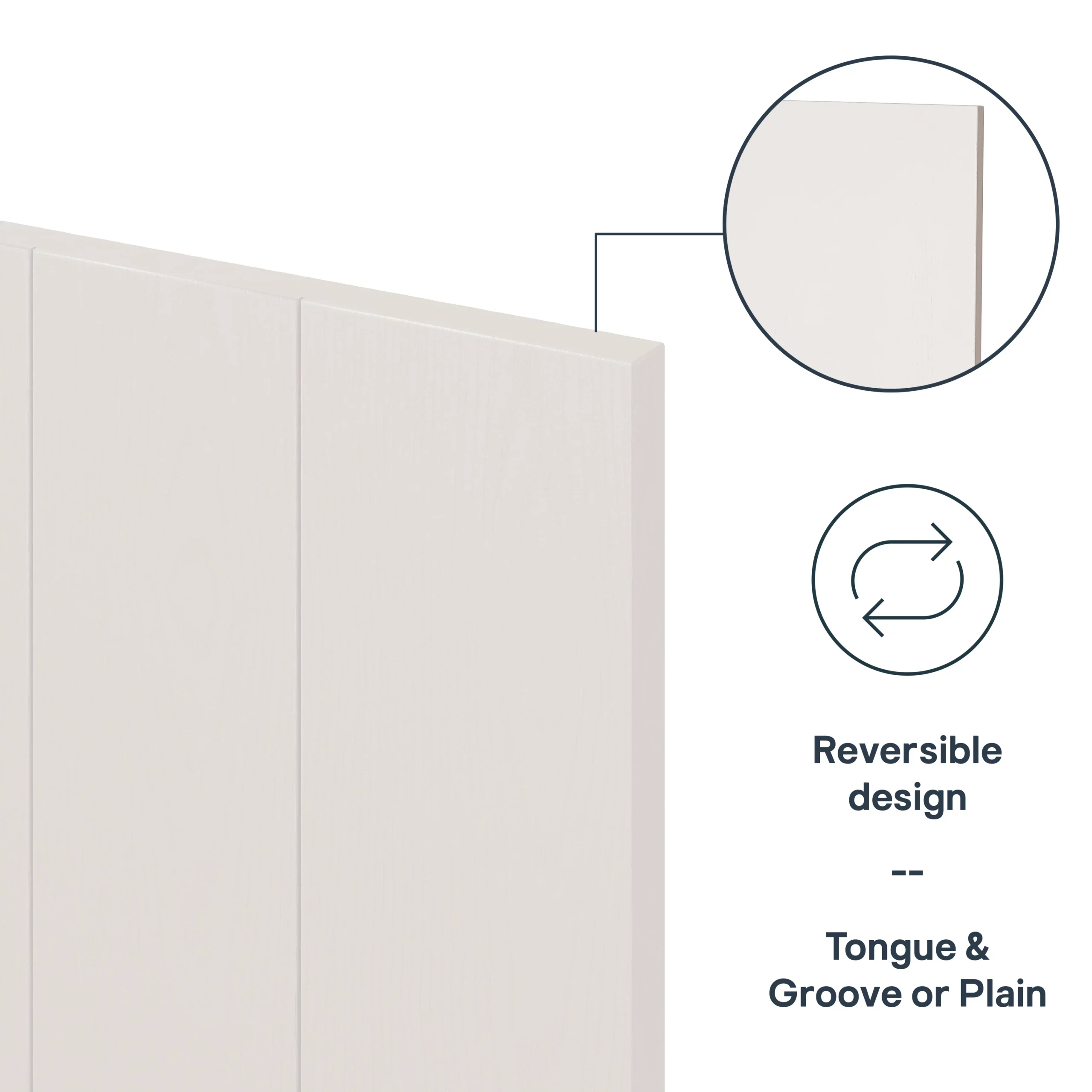GoodHome Verbena Matt Cashmere Painted Natural Ash Shaker Standard End Panel (H)900mm (W)610mm 20 GoodHome Verbena Matt Cashmere Painted Natural Ash Shaker Standard End Panel (H)900mm (W)610mm - Image 18