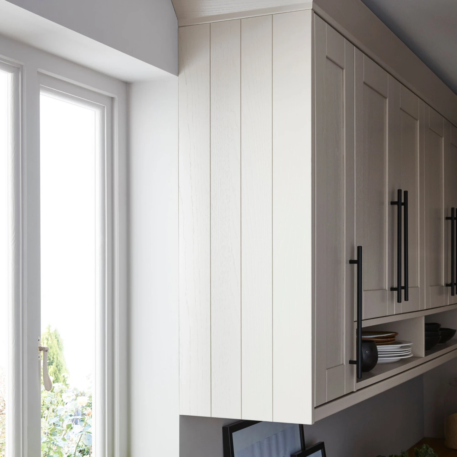 GoodHome Verbena Matt Cashmere Painted Natural Ash Shaker Standard End Panel (H)900mm (W)610mm 8 GoodHome Verbena Matt Cashmere Painted Natural Ash Shaker Standard End Panel (H)900mm (W)610mm - Image 6