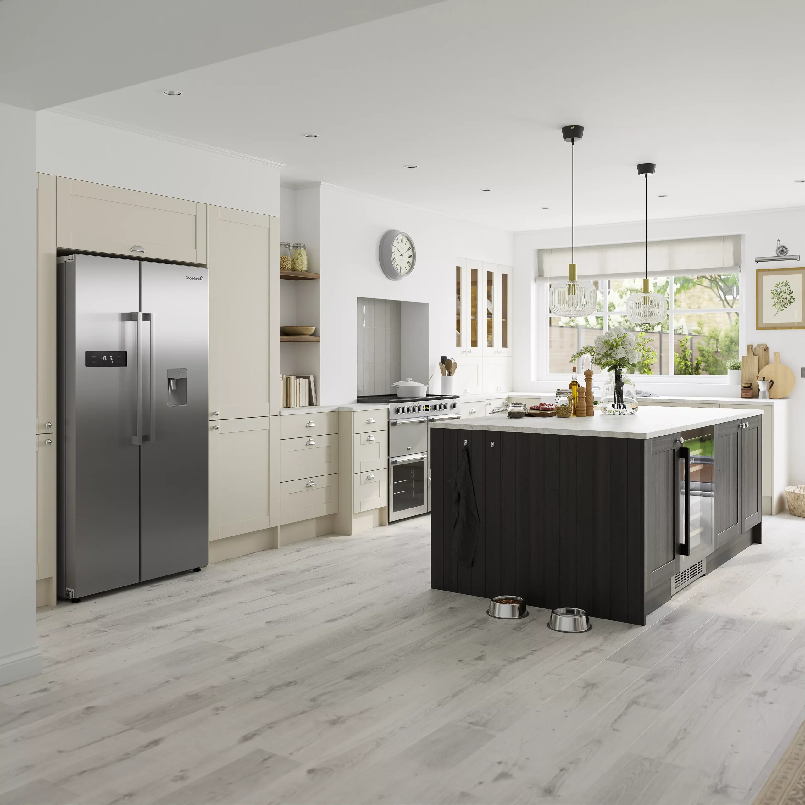 GoodHome Verbena Matt Cashmere Painted Natural Ash Shaker Standard End Panel (H)900mm (W)610mm 14 GoodHome Verbena Matt Cashmere Painted Natural Ash Shaker Standard End Panel (H)900mm (W)610mm - Image 12