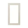 GoodHome Verbena Matt Cashmere Painted Natural Ash Shaker Tall Glazed Cabinet Door (W)500mm (H)895mm (T)20mm -Prime Kitchen goodhome verbena matt cashmere painted natural ash shaker tall glazed cabinet door w 500mm h 895mm t 20mm3663602653691 02c bq