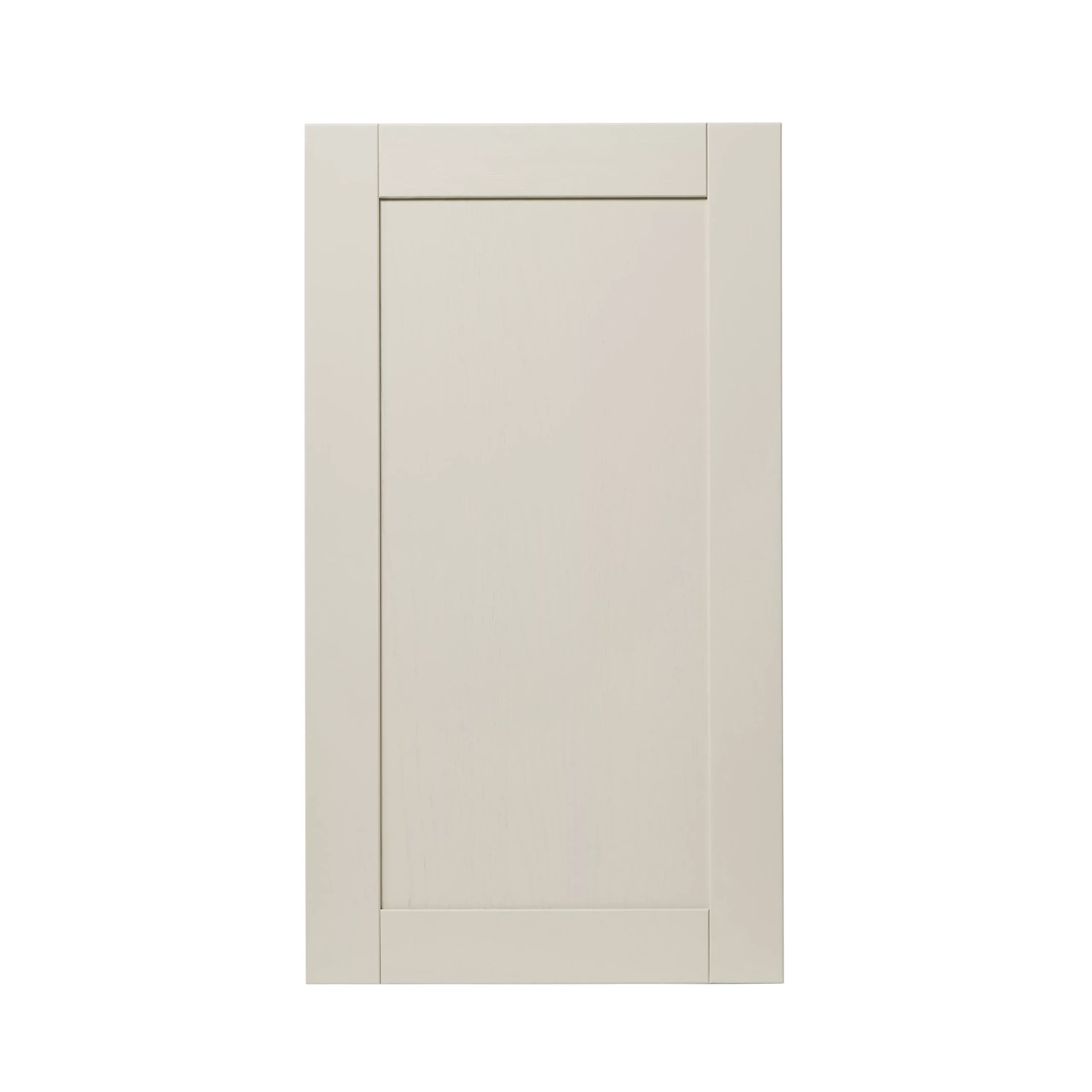 GoodHome Verbena Matt Cashmere Painted Natural Ash Shaker Tall Wall Cabinet Door (W)500mm (H)895mm (T)20mm 3 GoodHome Verbena Matt Cashmere Painted Natural Ash Shaker Tall Wall Cabinet Door (W)500mm (H)895mm (T)20mm