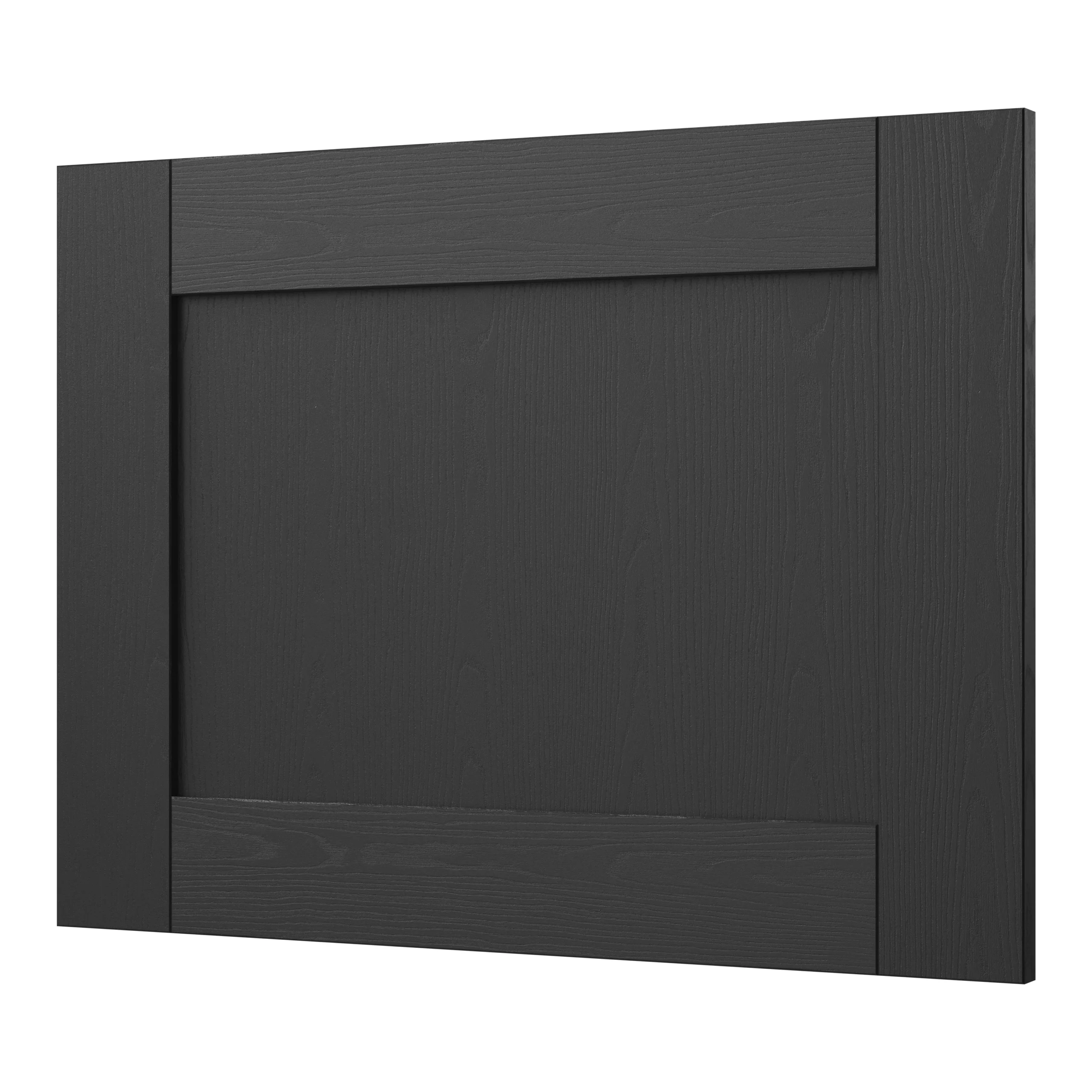GoodHome Verbena Matt Charcoal Shaker Appliance Cabinet Door (W)600mm (H)453mm (T)20mm 4 GoodHome Verbena Matt Charcoal Shaker Appliance Cabinet Door (W)600mm (H)453mm (T)20mm - Image 2