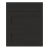 GoodHome Verbena Matt Charcoal Shaker Drawer Front (W)600mm, Pack Of 3 -Prime Kitchen goodhome verbena matt charcoal shaker drawer front w 600mm pack of 35059340798523 01c