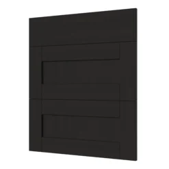 GoodHome Verbena Matt Charcoal Shaker Drawer Front (W)600mm, Pack Of 3 -Prime Kitchen goodhome verbena matt charcoal shaker drawer front w 600mm pack of 35059340798523 02c