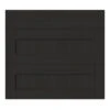 GoodHome Verbena Matt Charcoal Shaker Drawer Front (W)800mm, Pack Of 3 -Prime Kitchen goodhome verbena matt charcoal shaker drawer front w 800mm pack of 35059340798349 01c