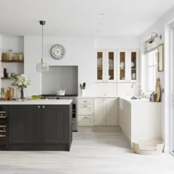 GoodHome Verbena Matt Charcoal Shaker Standard End Panel (H)900mm (W)610mm -Prime Kitchen goodhome verbena matt charcoal shaker standard end panel h 900mm w 610mm3663602653462 03i