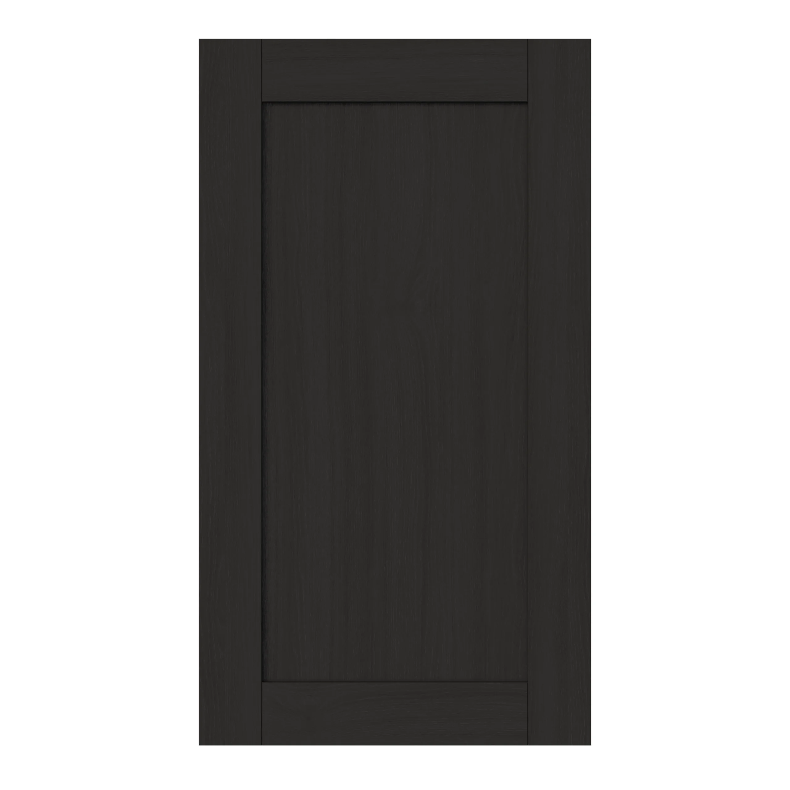 GoodHome Verbena Matt Charcoal Shaker Tall Wall Cabinet Door (W)500mm (H)895mm (T)20mm 3 GoodHome Verbena Matt Charcoal Shaker Tall Wall Cabinet Door (W)500mm (H)895mm (T)20mm