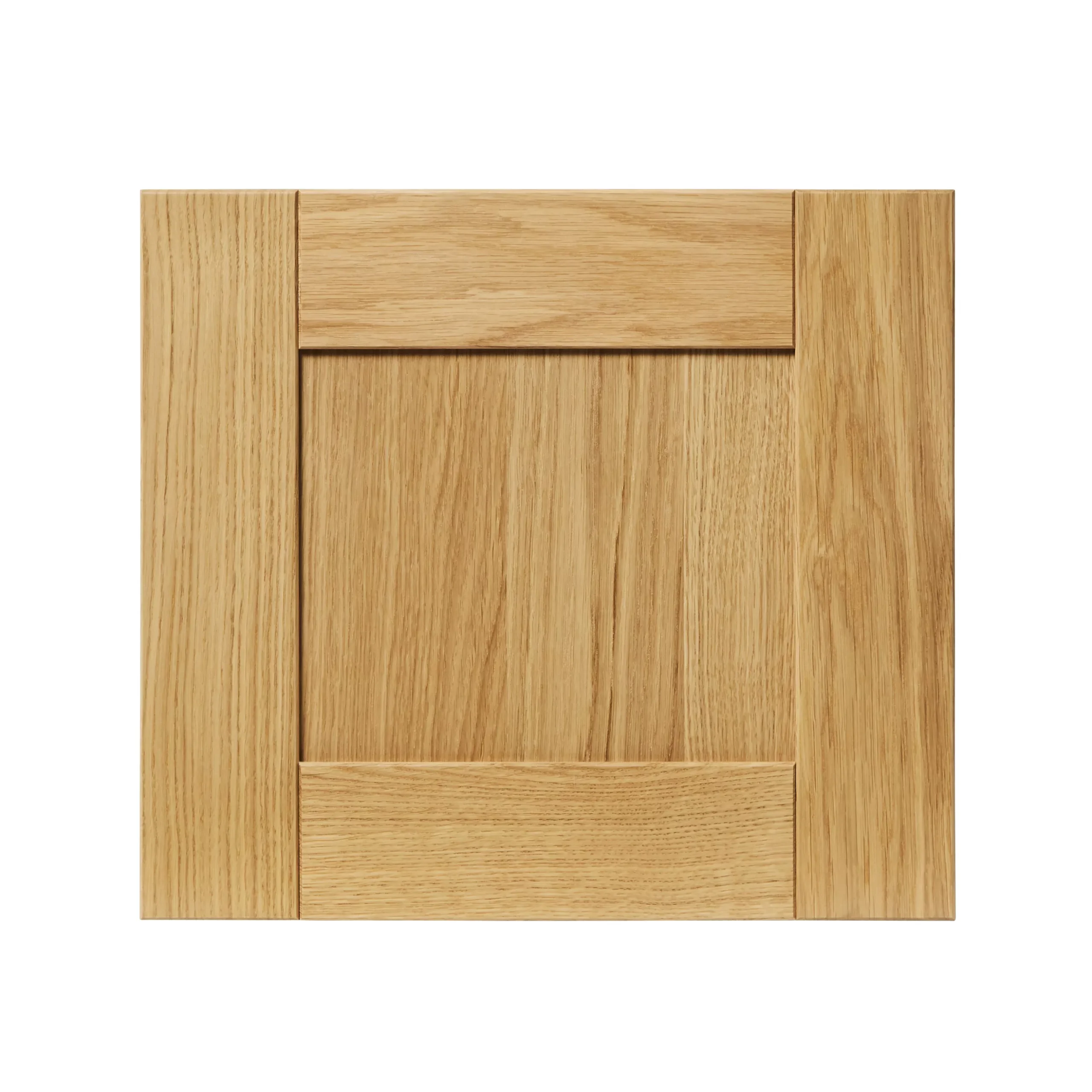 GoodHome Verbena Natural Oak Shaker Bridging Drawer Front, Bridging Door & Bi Fold Door, (W)400mm (H)356mm (T)20mm 3 GoodHome Verbena Natural Oak Shaker Bridging Drawer Front, Bridging Door & Bi Fold Door, (W)400mm (H)356mm (T)20mm
