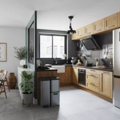 GoodHome Verbena Natural Oak Shaker Glazed Cabinet Door (W)300mm (H)715mm (T)20mm 24 GoodHome Verbena Natural Oak Shaker Glazed Cabinet Door (W)300mm (H)715mm (T)20mm -Prime Kitchen goodhome verbena natural oak shaker glazed cabinet door w 300mm h 715mm t 20mm3663602654018 24i