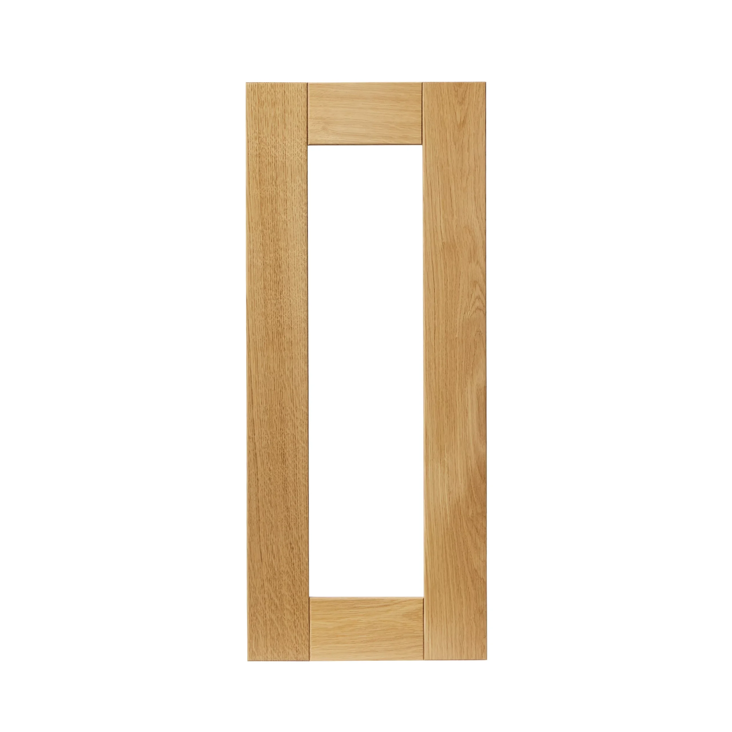 GoodHome Verbena Natural Oak Shaker Glazed Cabinet Door (W)300mm (H)715mm (T)20mm 3 GoodHome Verbena Natural Oak Shaker Glazed Cabinet Door (W)300mm (H)715mm (T)20mm