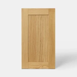 GoodHome Verbena Natural Oak Shaker Highline Cabinet Door (W)450mm (H)715mm (T)20mm -Prime Kitchen goodhome verbena natural oak shaker highline cabinet door w 450mm h 715mm t 20mm5059340249896 02c