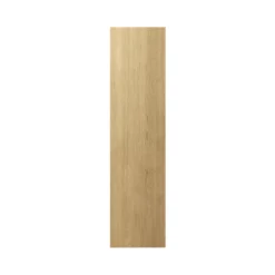 GoodHome Verbena Natural Oak Shaker Tall Appliance & Larder Appliance Clad On End Panel (H)2400mm (W)610mm -Prime Kitchen goodhome verbena natural oak shaker tall appliance larder appliance clad on end panel h 2400mm w 610mm5059340078212 21c bq