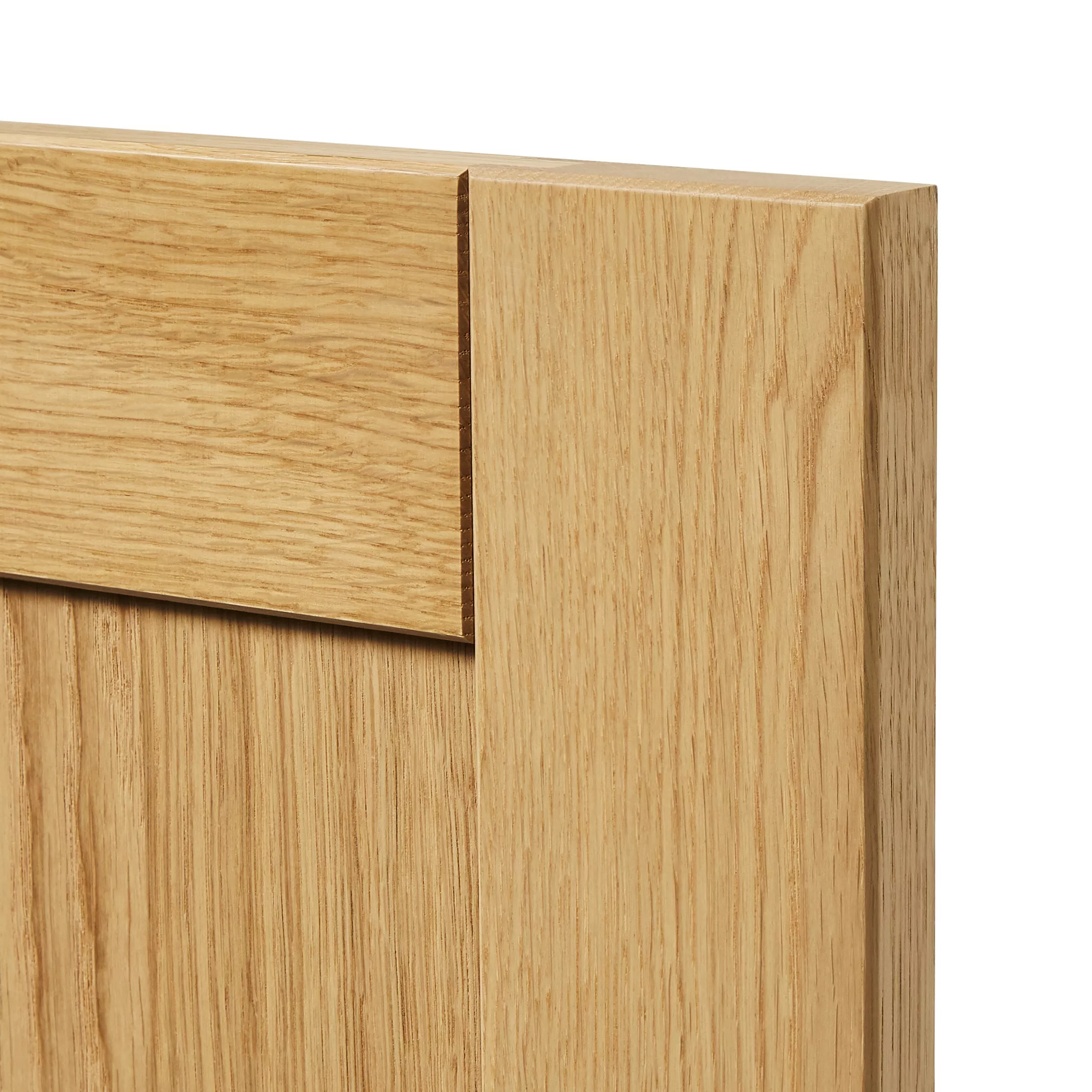GoodHome Verbena Natural Oak Shaker Tall Wall Cabinet Door (W)500mm (H)895mm (T)20mm 5 GoodHome Verbena Natural Oak Shaker Tall Wall Cabinet Door (W)500mm (H)895mm (T)20mm - Image 3